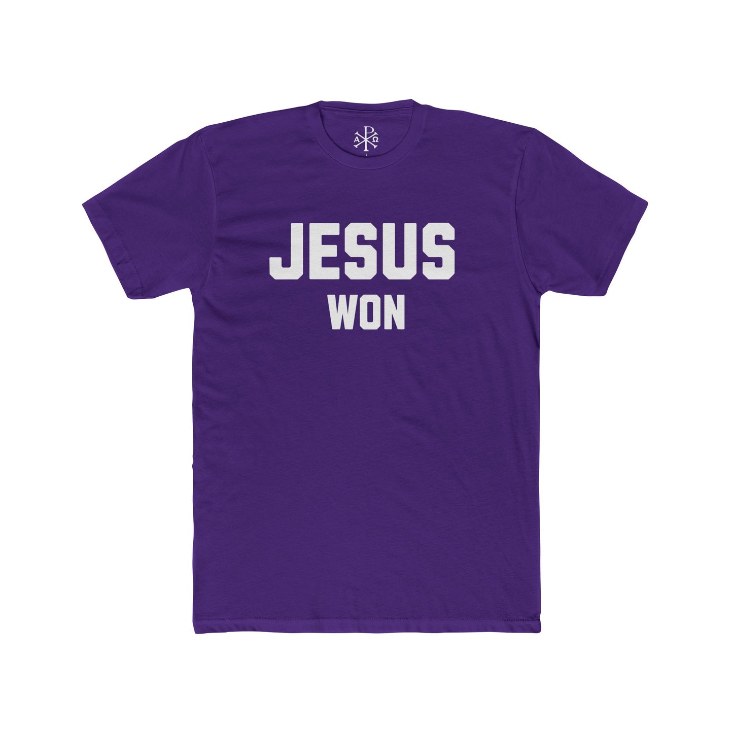 JESUS WON Purple/White