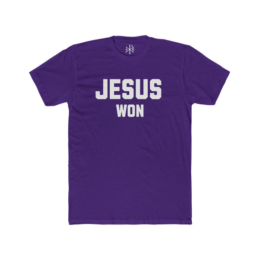 JESUS WON Purple/White